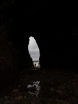 FZ021515 Hans, Machteld and Jenni exploring cave under St Catherine's Island, Tenby.jpg